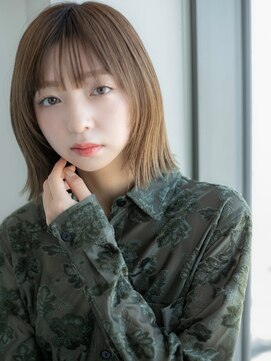 マカロン 南矢野目店(macaron) 黒髪カタログ/クラゲヘアー/オリーブグレー/福島88