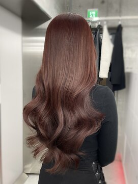 エヌアイ オモテサンドウ(ni omotesando) ピンクベージュ/レイヤーカット/秋カラー　上野