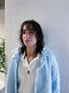 ウルフレイヤー×ラフパーマ