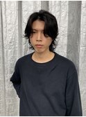 【ステップボーンカット】メンズミディアムパーマ