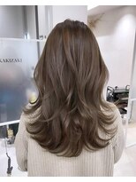 ムード(MOOD,)&nbsp;イメチェン/ピンクベージュ/アンブレラカラー/前髪/銀座駅