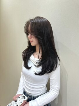 シェノン サントル(CHAINON CENTRE) イメチェン/ピンクベージュ/アンブレラカラー/前髪/梅田