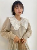 顔周りカット/コンパクトショートボブ/小顔ヘア/吉祥寺