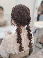 ヘアセットサロン ミント(Hair set salon MINT)&nbsp;ツイン編みおろし☆