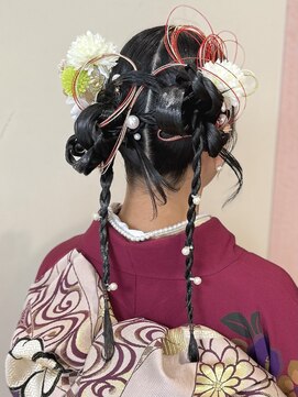 ベルフェミンイオンS.C 写真映え◎ガーリー系成人式ヘアセット