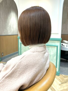 ロンドイディールバンダイ 新潟万代(Lond ideal) ミルクブラウンボブ