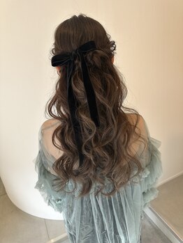 ラグ(Lagu)の写真/長さ問わず可愛くします！ヘアセットは特に大人気♪ちょっとしたお出かけにもおすすめ☆