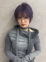 アイヴァン(AIVAN)&nbsp;レイヤーショート・ダークラベンダーグレージュ