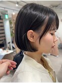 ダークパープル/ナチュラルショート/ミルクブラウン/夏/仙台