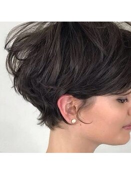 ピサ(PISA)の写真/今までと違うお洒落なヘアスタイルを貴女に大人可愛い似合わせショートを実現！♪