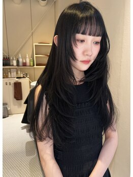 リン 原宿(RiN.)の写真/お洒落に敏感な方から熱烈支持♪透明感のあるニュアンスたっぷりhairに。レイヤーカットやボブのカットが◎