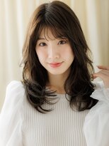 カバーヘアアンドスパ ブリス 浦和(COVER HAIR&SPA bliss)&nbsp;ダークブラウン大人美人フェミニンロングウルフカット20代30代X