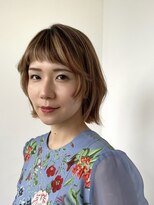 ユウヘアー 師勝店(U Hair)&nbsp;ベージュハイライト×オレンジアクセントカラー