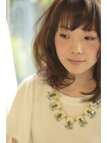 アドラーブル 駅南店(adorable)&nbsp;【adorable】大人愛され☆エアリーゆるカール×ベージュカラー