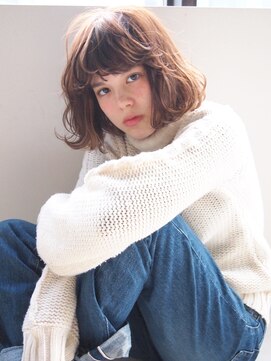 コス(kos) 『nanuk*ueki』外国人風クセ感*透け感スモーキーカラー