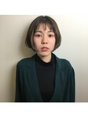 ニュアンスカラー×シンプルなマチルダボブ[天王寺/阿倍野]20代