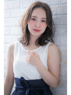 ヘアーアートシフォン 川口東口店(hair art chiffon) グラデーションカラー,Wカラー&無造作カールのボブディ【川口】