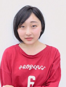 ユニカ ヘアー(UNICA hair) ストリートカジュアルなネイビーショート！