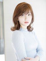 前髪/マチルダボブ/ピンクベージュ/インナーグレージュ/銀座