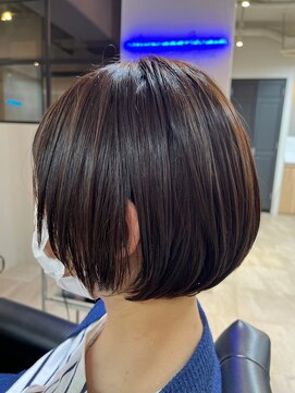 アール ヘアーアンドメイク Nouveau厚木店(R Hair&Make) 丸みミニボブ