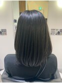 髪質改善/切りっぱなしボブ/美髪/30代40代/［人形町］