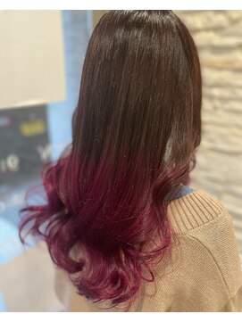 トータルビューティサロン シェリ(total beauty salon cheri) グラデーションカラー×レイヤースタイル