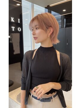 ハルキミナトジャパン センダイ(HARUKI MINATO japan SENDAI) pink beige × bob