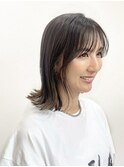 プツ切りレイヤー × シースルーバング