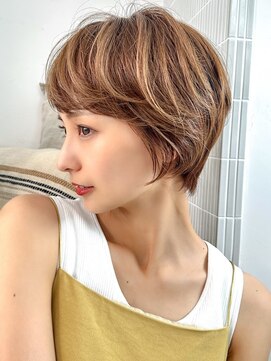 ラフィスヘアー リープ 新丸子店(La fith hair leap) 【La fith】ナチュラルブラウン×ハイライト