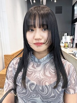 アイティー バイ アルバム 中野店(IT by ALBUM) フェイスレイヤー_グレーベージュレイヤーロング_39503