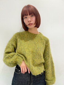 メルト 京橋店(melt) #ストレートボブ #顔まわりレイヤー