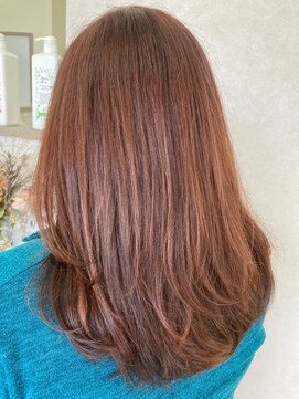 バランス(balance) ピンクベージュ艶カラー