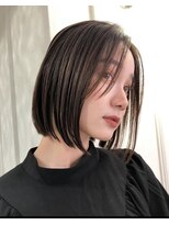 プアメリア 名古屋(Puamelia)&nbsp;レイヤーケアブリーチダブルカラーボブ_4227