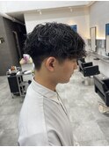 波巻きパーマ