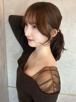 ルームバイシー 新宿(Loom. by Sea)&nbsp;韓国風前髪×レイヤーカット【髪質改善/新宿/レイヤーカット】