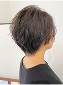 頭の形が綺麗に見えるマッシュボブ