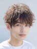 【メンズ限定】デザイン・ニュアンスパーマ＋メンズカット＋艶Tr　￥8900