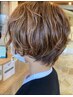 ダメージレスにこだわった　オイル配合コスメパーマ（カット込み）￥10450