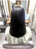 地毛風ブラック / 髪質改善カラーエステ / 髪質改善 / 仙台 長町