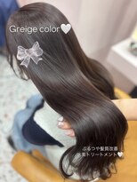 ボタン シブヤ(VOTAN SHIBUYA)&nbsp;ラベンダー/グレージュ/韓国ヘア/渋谷/レイヤー/顔まわり