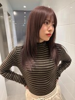 スノッブサンク(Snob ciNQ)&nbsp;レイヤーカット/暖色カラー/顔まわりカット