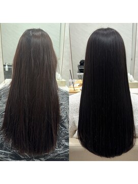 シンズ 銀座(sins) 細くダメージを受けやすい髪質にもsinsストレート[30代40代50代]