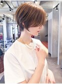 柏で1番綺麗な髪質改善くびれヘアショートハイライト暗めカラー
