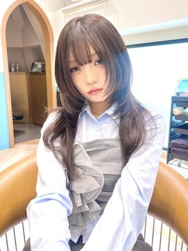 ロンド レグリーズ 立川(Lond leglise) 髪質改善縮毛矯正レイヤーカット顔周り前髪韓国ミニウルフ/立川