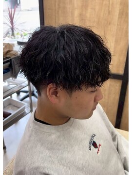 メンズギフト(men's GIFT) ツイストスパイラルマッシュツーブロック刈り上げ