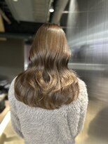 ペレ 渋谷(PELE)&nbsp;ホワイトグレージュ/デジタルパーマ/チェリーブラウン/渋谷