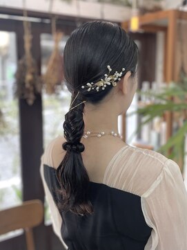 リッカ(RICCA) 【ヘアアレンジ】タイトポニー編み込みアレンジ♪[恵比寿］