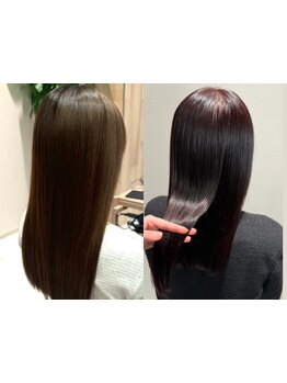 【福岡/天神駅直結】年齢による髪のうねりや傷み・ダメージが気になる方＊思わず触れたくなるような艶髪へ