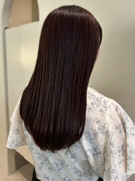 ユニバイリサ 天神大名店(uni by risa) 髪質改善トリートメント 艶髪 グレージュカラー 透明感カラー