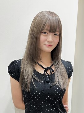 エシェル 平塚店(echelle) ミルキーグレージュ/ストレートロング/フルバング/平塚